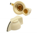 Chicken Head Knob-Cream Color-Fits 1/4" Shafts